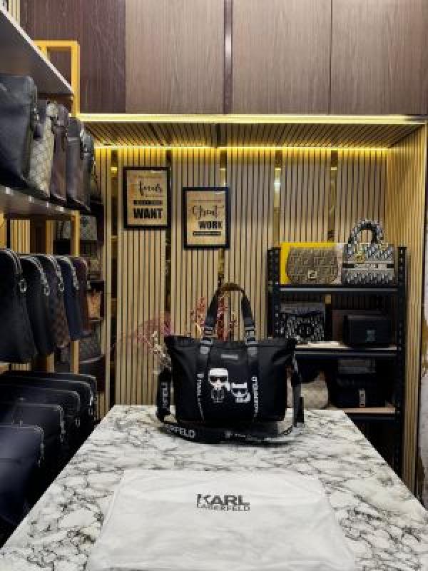 KARL LAGERFELD SUPREME TOTE WITH DUST BAG PREMIUM QUALITY WITH SLING