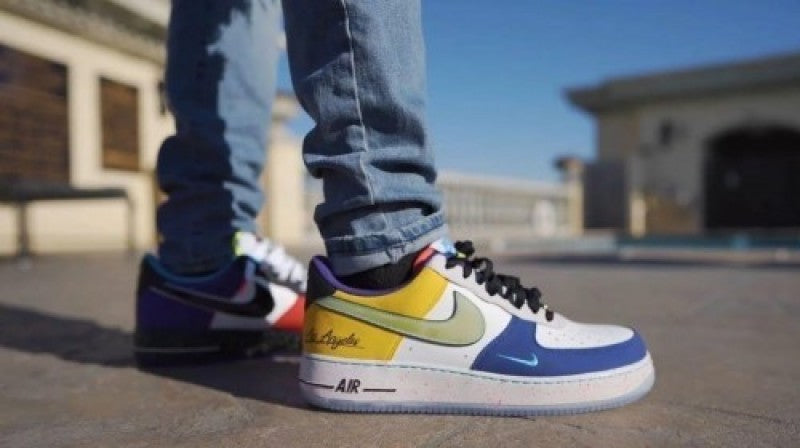 Nik ee Airforce 1 Low 07 LV8 What The LA 420