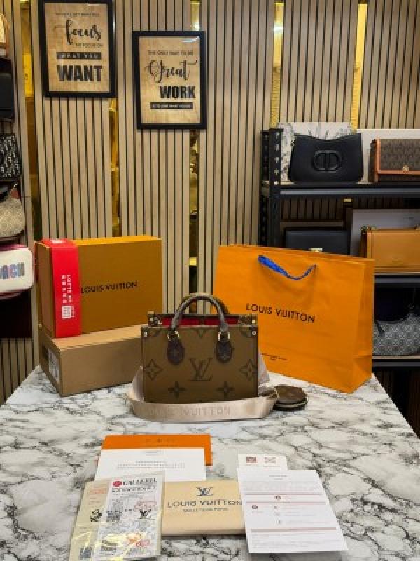 Louis Vuitton Onthego Pm With Double Og Box And Dust Bag Including CarryBag (Brown)