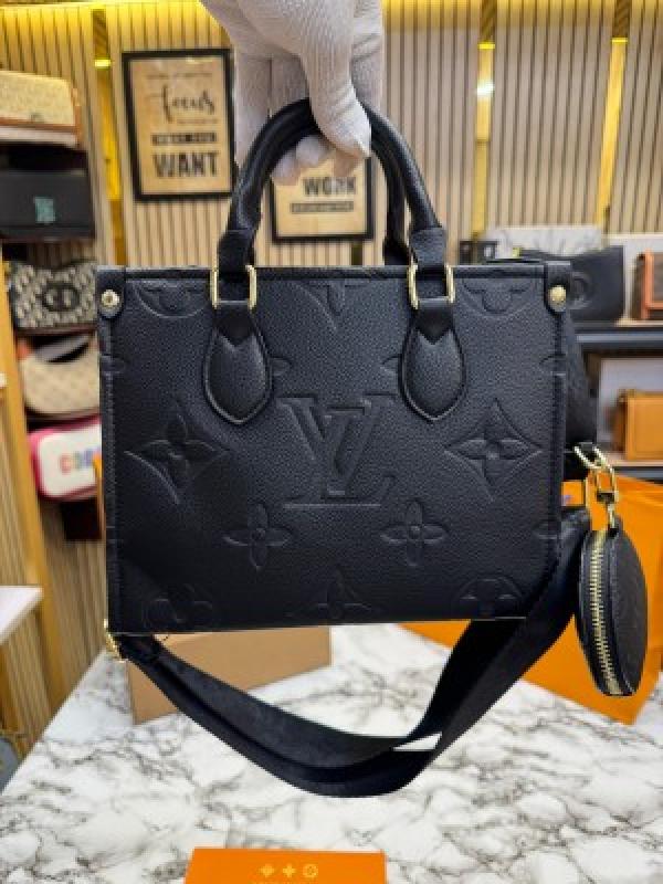 Louis Vuitton Onthego Pm With Double Og Box And Dust Bag Including CarryBag (Black)