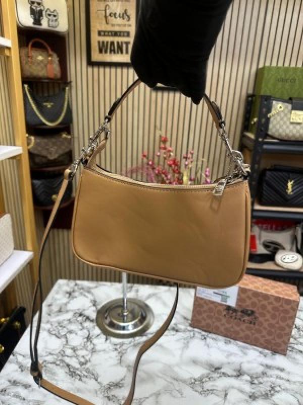 Coach Teri Shoulder Bag With Box And Dust Bag (Khaki)