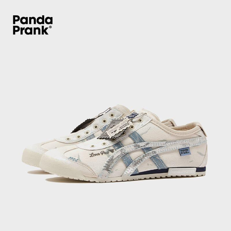 Onitsuka Tiger Panda Prank White Silver Slip On