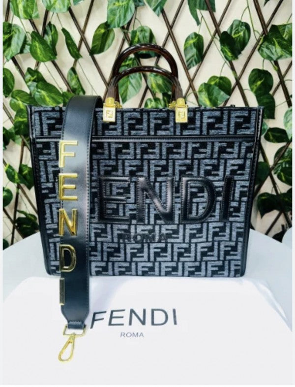 FEND I ROME MONOGRAM TOTE