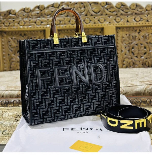 FEND I ROME MONOGRAM TOTE
