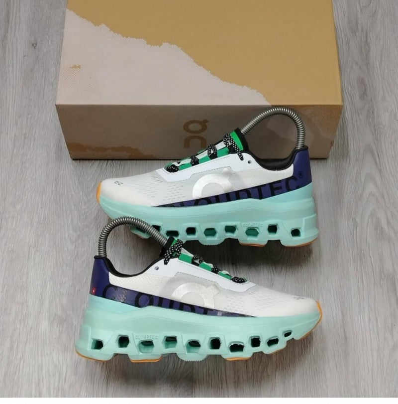On CloudMonster Undyed White Creek Running Shoes 189