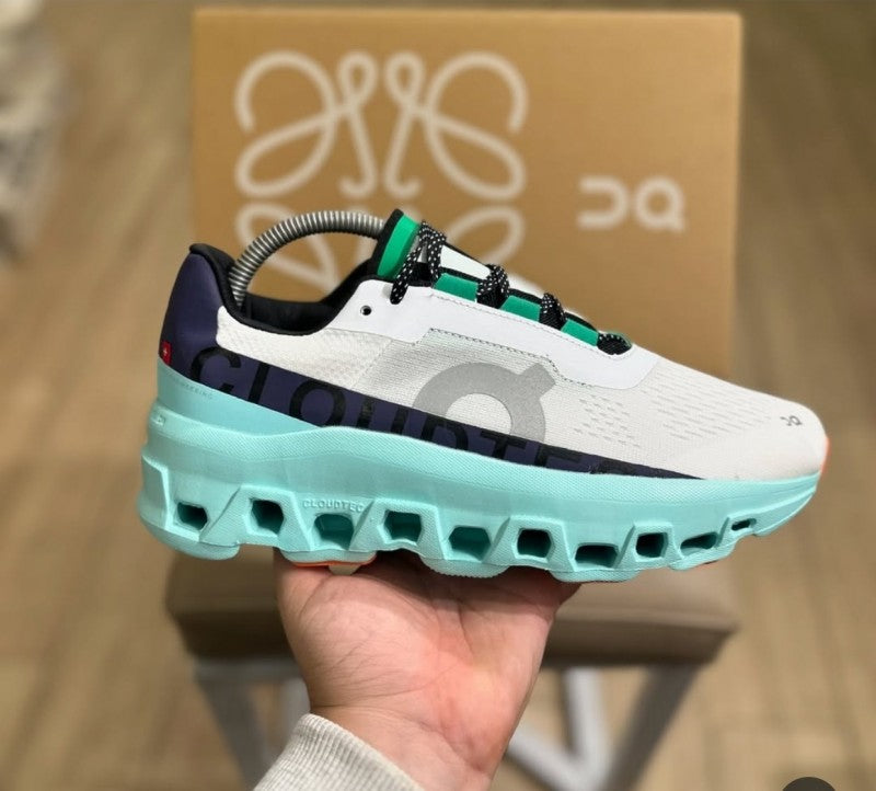 On CloudMonster Undyed White Creek Running Shoes 189