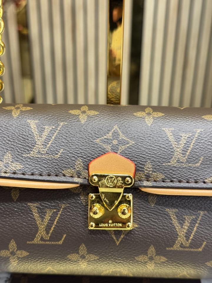 Louis Vuitton Pochette Camille With Double Og Box And Dust Bag Including CarryBag (Brown)