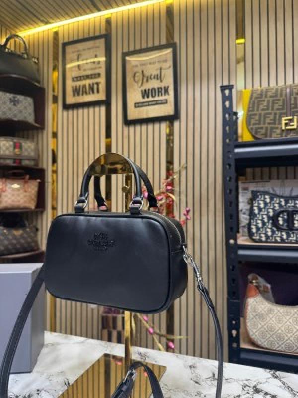 Coach Satchel Women Crossbody Bag Sling Bag With Box And DustBag (Black)