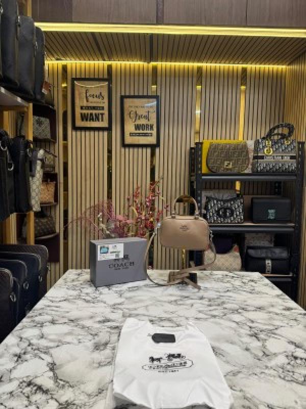 Coach Satchel Women Crossbody Bag Sling Bag With Box And DustBag (Khaki)