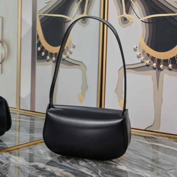 YSL Saint Laurent Crossbody & Shoulder Bag Cassandra Voltaire Mini Black With Dust Bag & OG Box 6064