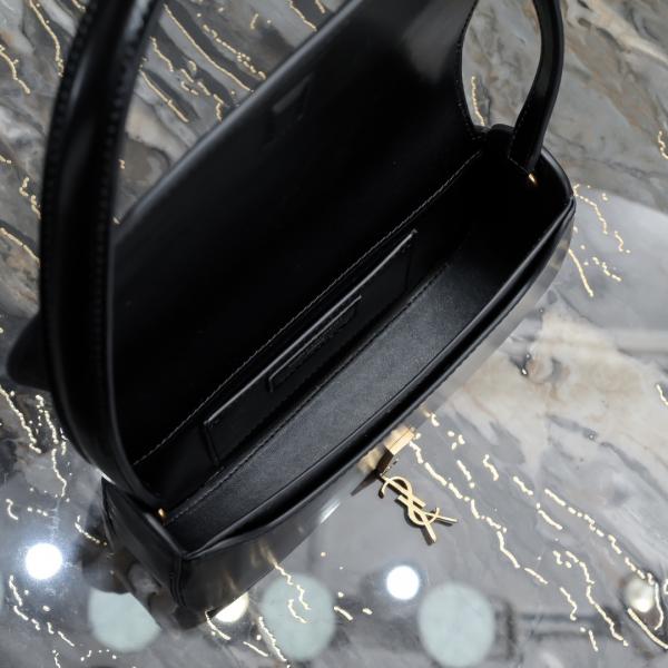 YSL Saint Laurent Crossbody & Shoulder Bag Cassandra Voltaire Mini Black With Dust Bag & OG Box 6064