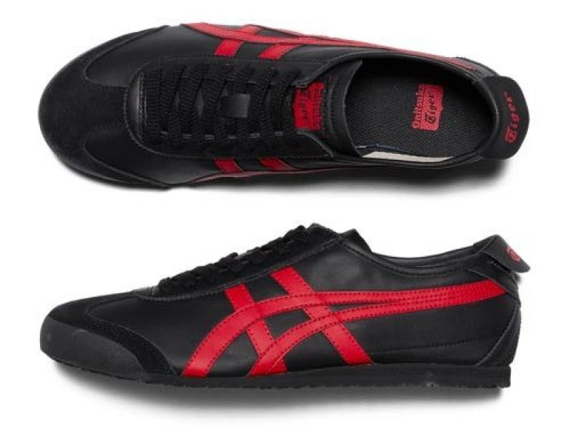 Onitsuka Tiger Mexico 66 Black Classic Red #185