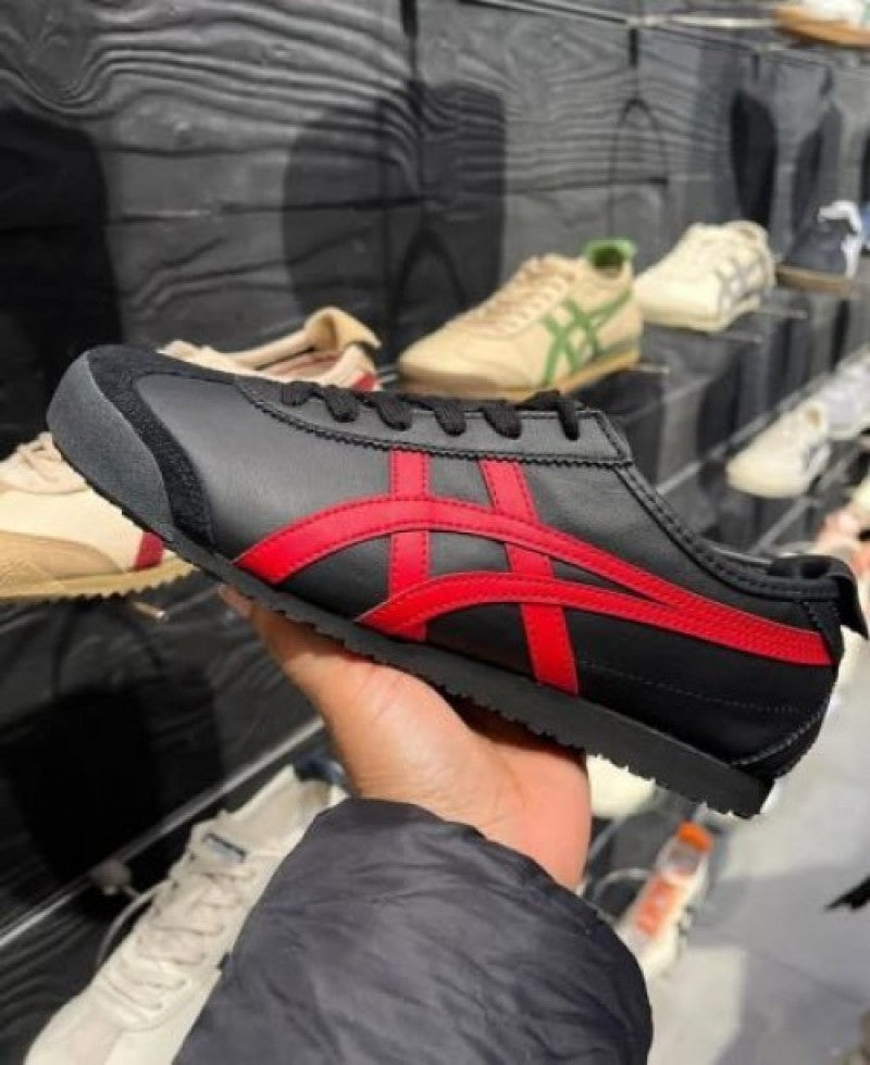 Onitsuka Tiger Mexico 66 Black Classic Red #185
