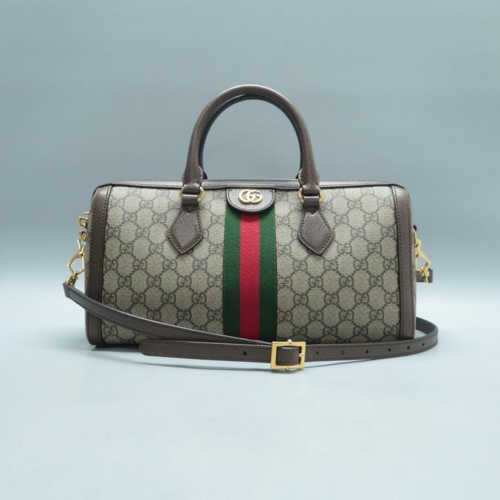 Gucci Ophidia GG Boston Supreme Canvas With Dust Bag 524532