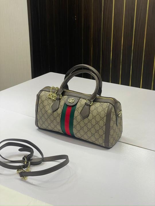 Gucci Ophidia GG Boston Supreme Canvas With Dust Bag 524532