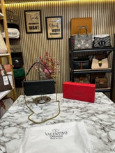 VALENTIN  O GARAVANI MINI LOCO CROSSBODY BAG WITH OG BOX AND DUST BAG (BLACK) (S20)