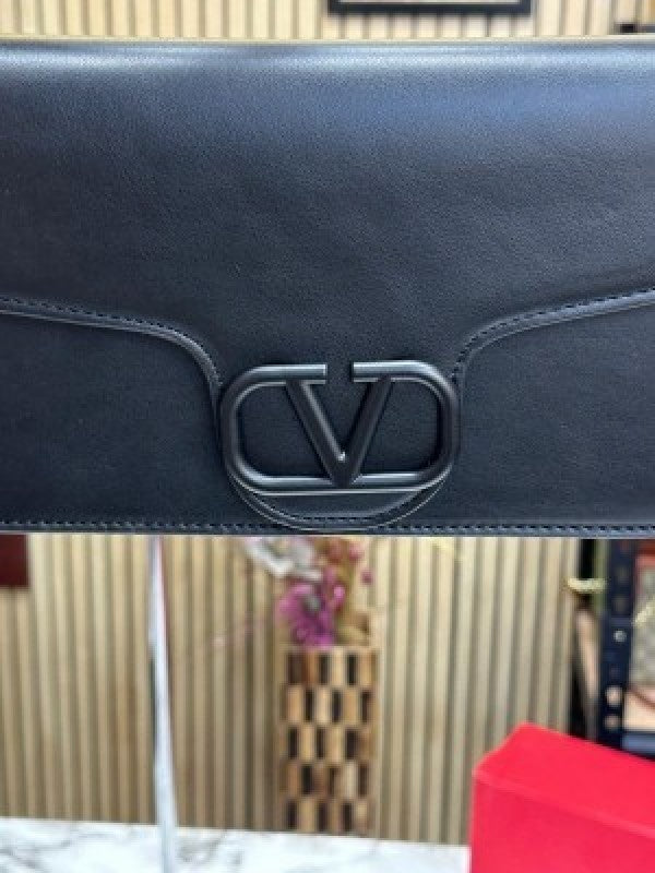 VALENTIN O GARAVANI MINI LOCO CROSSBODY BAG WITH OG BOX AND DUST BAG (BLACK) (S20)