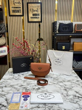 Prada  Moon  Pardieu  Shoulder  Bag  With  Box  And  DustBag  Including  CarryBag  (Brown)