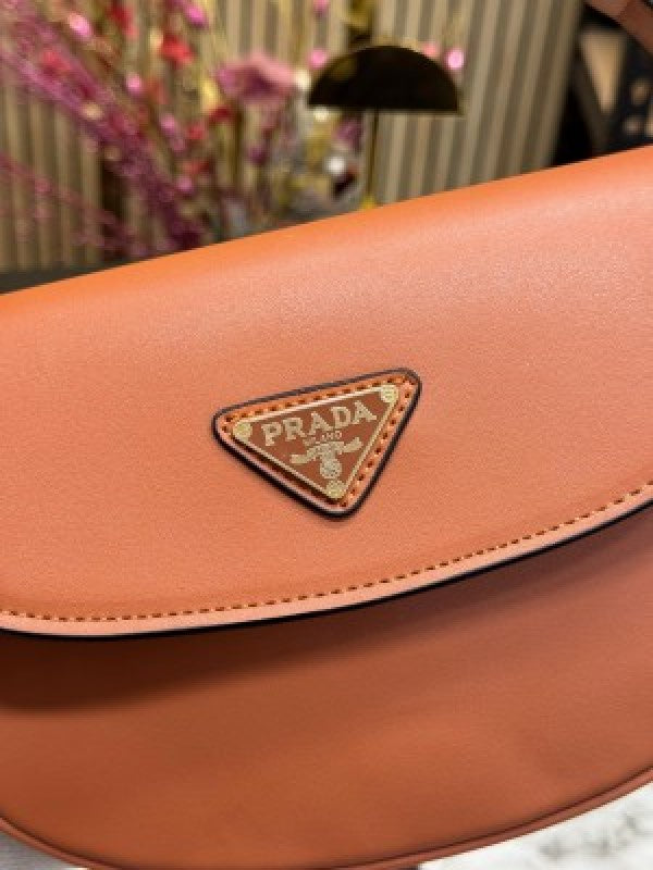 Prada  Moon  Pardieu  Shoulder  Bag  With  Box  And  DustBag  Including  CarryBag  (Brown)