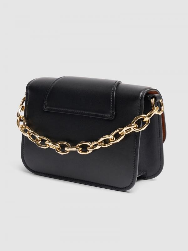 valentin o garavani small vlogo oclock leather shoulder bag with box 512