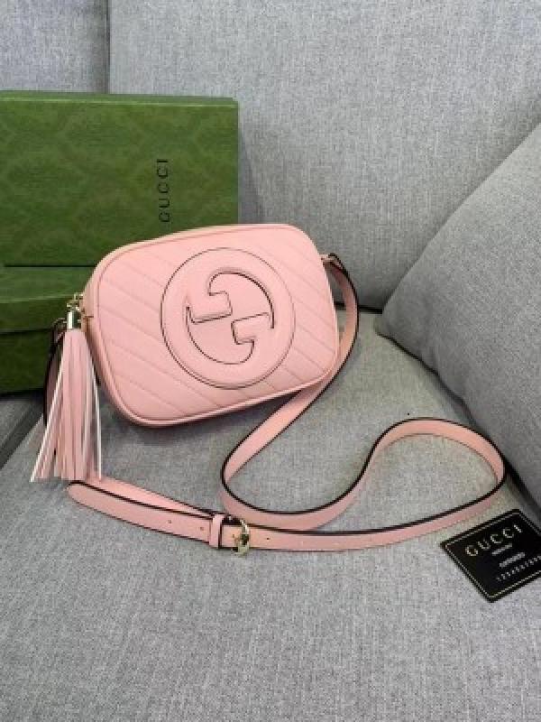 GUCCI Pebbled Leather Soho Disco Crossbody WITH BOX 618