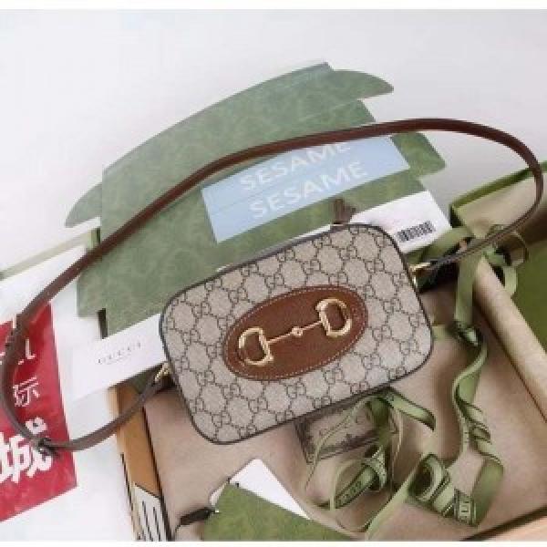 Gucci horsebit camera bag with og box carrybag 1136