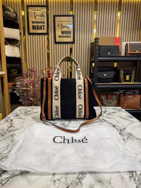 Chloe Premium Quality Handbag With Dust Bag (Black)