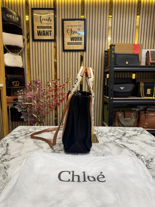 Chloe Premium Quality Handbag With Dust Bag (Black)