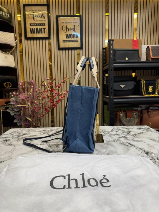 Chloe Premium Quality Handbag With Dust Bag (Blue)