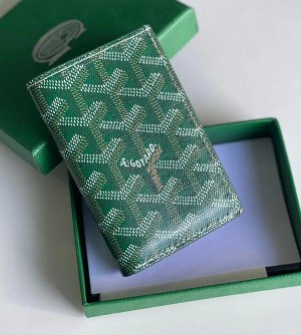 Goyard Saint Pierre Wallet Green With OG Box High Quality