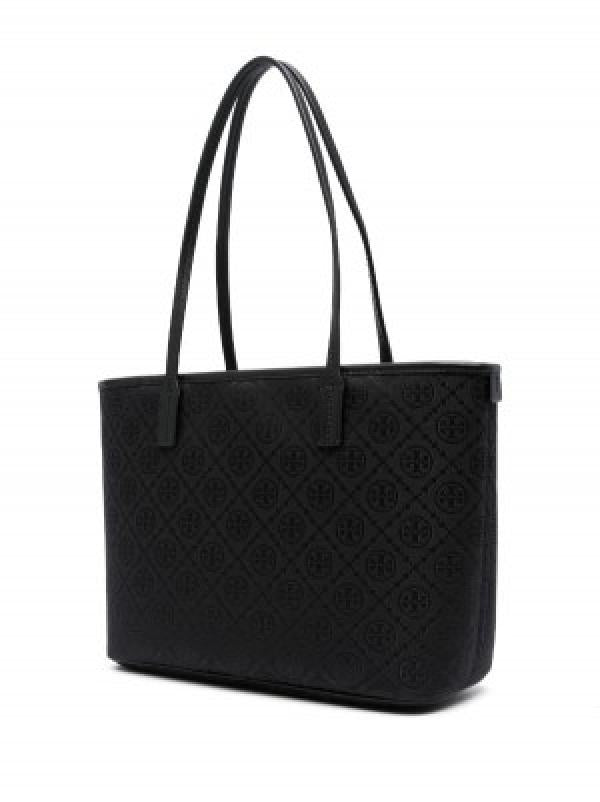 tory burch t monogram tote with og box amp dust bag amp extra pouch 1679