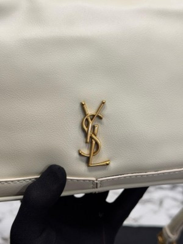 Ysl Yves Saint Laurent Le Hobo Bag (White)