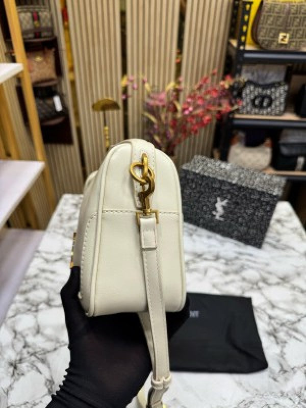 Ysl Yves Saint Laurent Le Hobo Bag (White)
