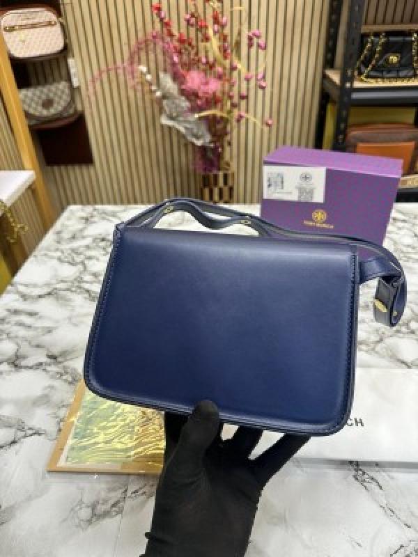 TOR Y BURCH DIGERNER SLING WITH OG BOX AND DUST BAG PREMIUM QUALITY (NAVY)