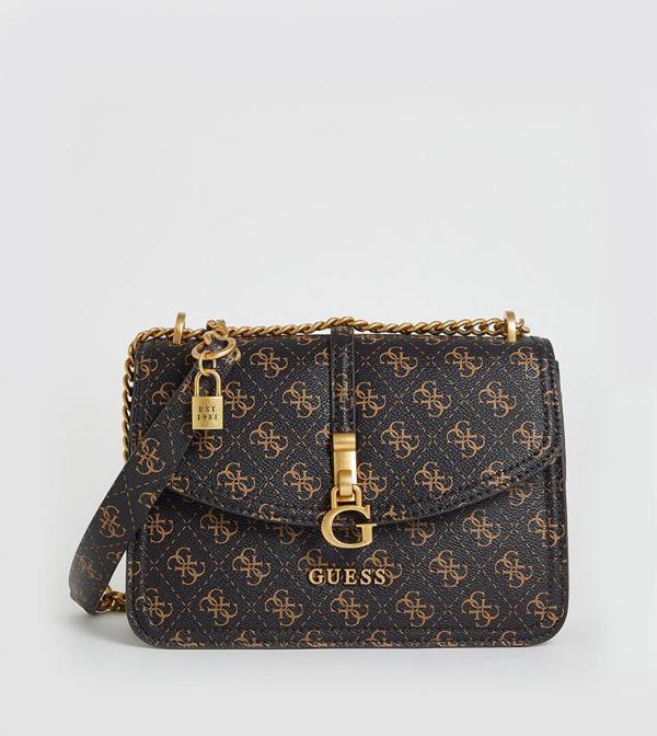 Guess shoulder sling bag with og box(416 coffe)