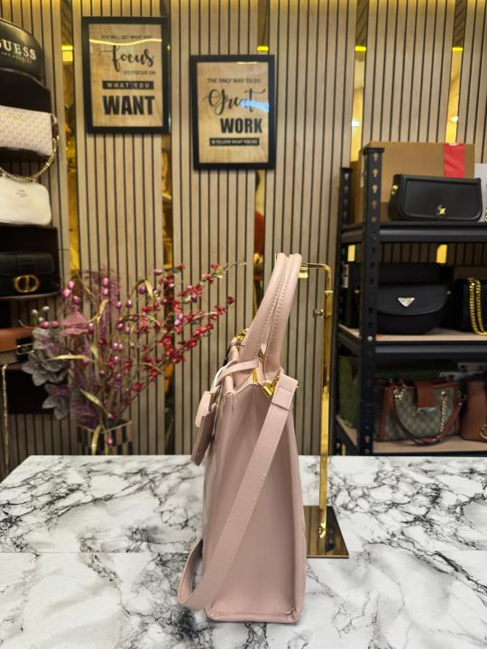 Prada  Symbol  Tote  Bag  Premium  Quality  With  Dust  Bag  (Pink)