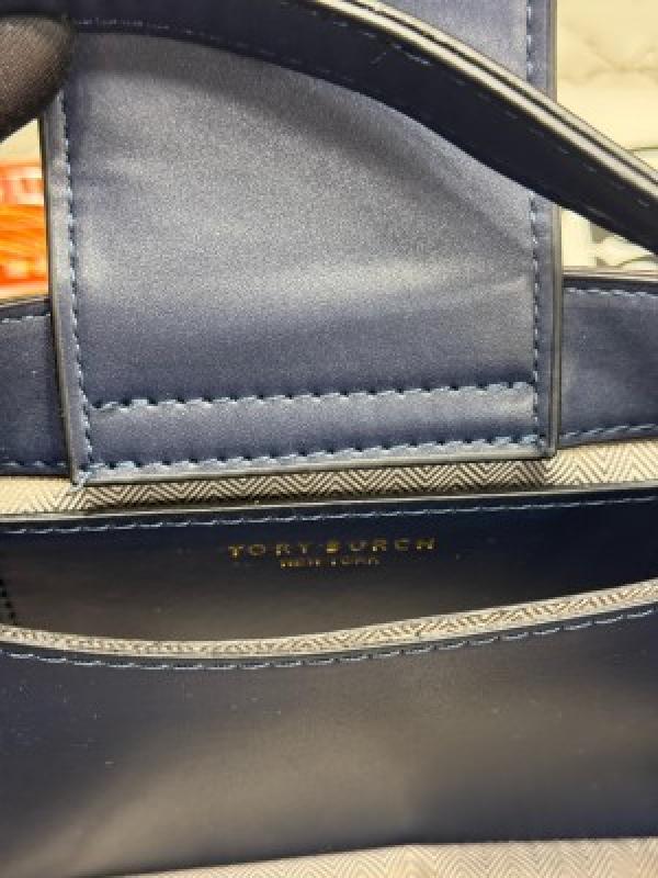 TOR Y BURCH HANDBAG WITH OG BOX AND DUST BAG PREMIUM QUALITY (BLUE)