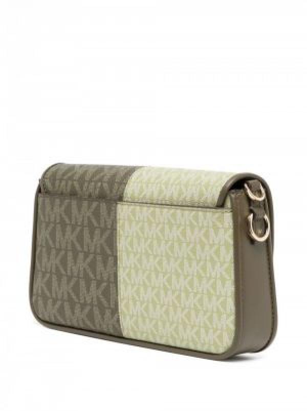 Michael Michael kors Bradshaw Two Tone Logo Convertible Shoulder bag with box 5349