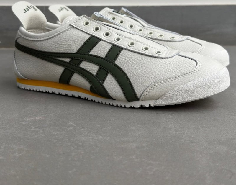 Onitsuka tiger leather olive cream(277