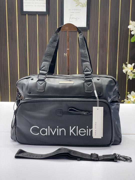 Calvin  klein  duffle  bag  with  dust  bag(C0880)