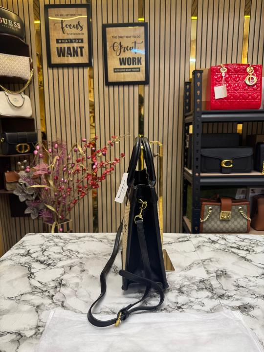 Yves Saint Laurent Rive Gauche Handbag With Dust Bag (Black)