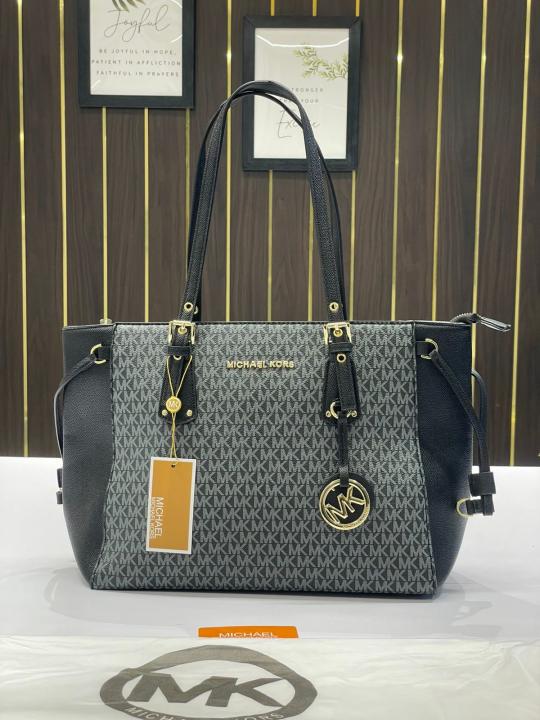 Michael kors tote bag with dust bag (19028 black)