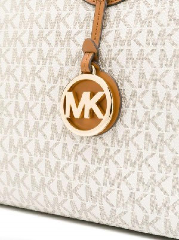 Michael kors voyager jet set print tote bag with dust bag 424