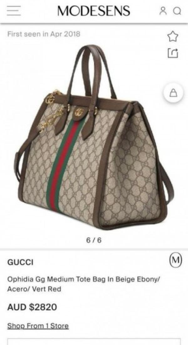Gucci Ophidia GG Tote Bag 188
