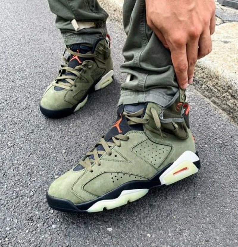 Air Jordan Retro 6 Travis Scott Olive
