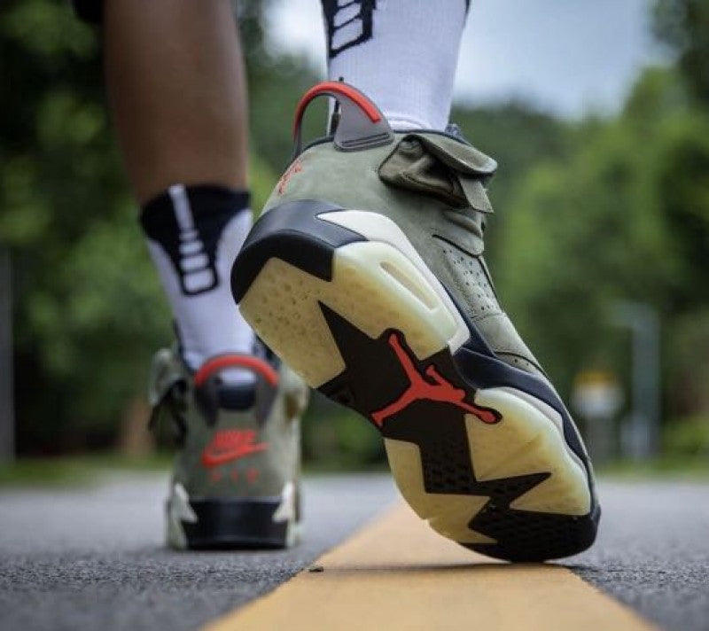 Air Jordan Retro 6 Travis Scott Olive