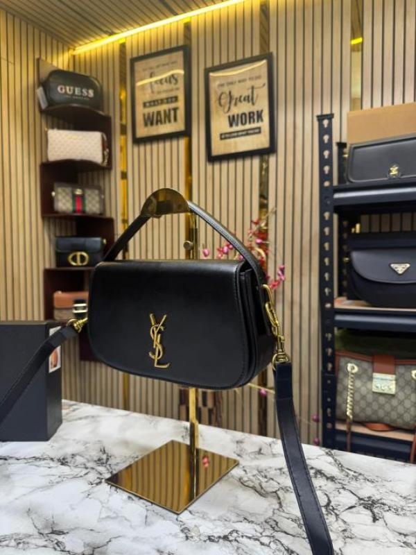 Ysl Yves Saint Laurent Lou Camera Bag With Box Dust Bag (Black)