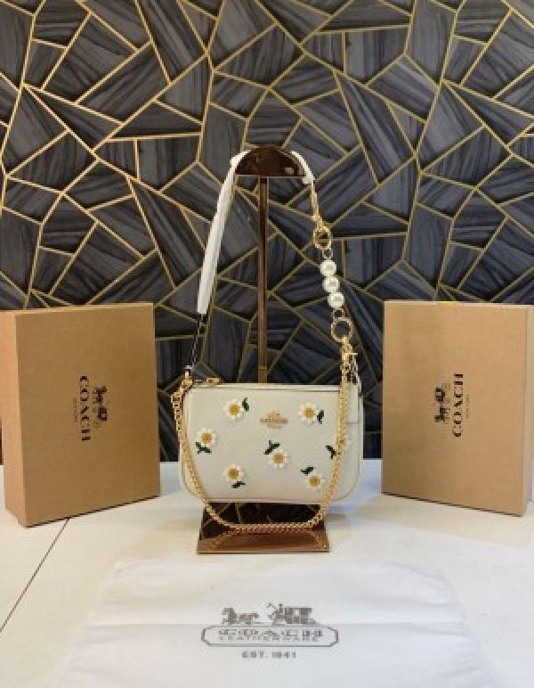 Coach Nolita Classy Flowe Patch Sling Bag With box 2034