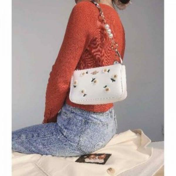 Coach Nolita Classy Flowe Patch Sling Bag With box 2034