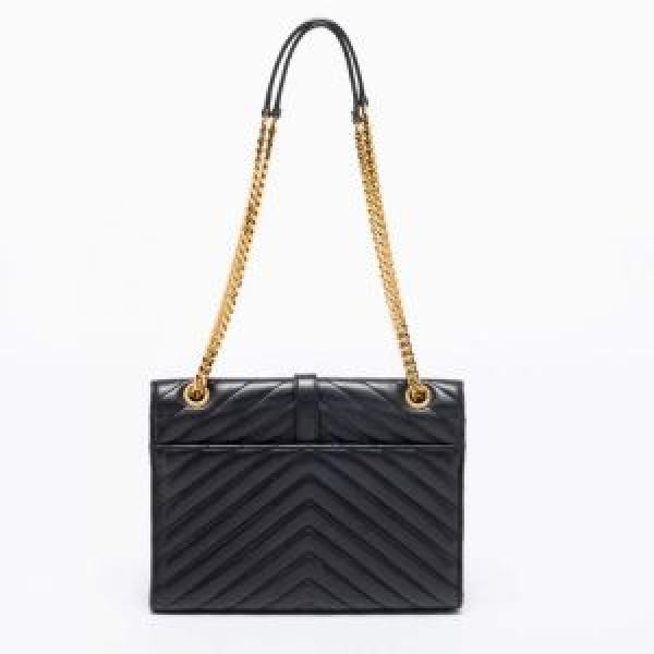 YSL SAINT LAURENT COLLEGE MEDIUM CHAIN BAG khaki dubble box packing 5376